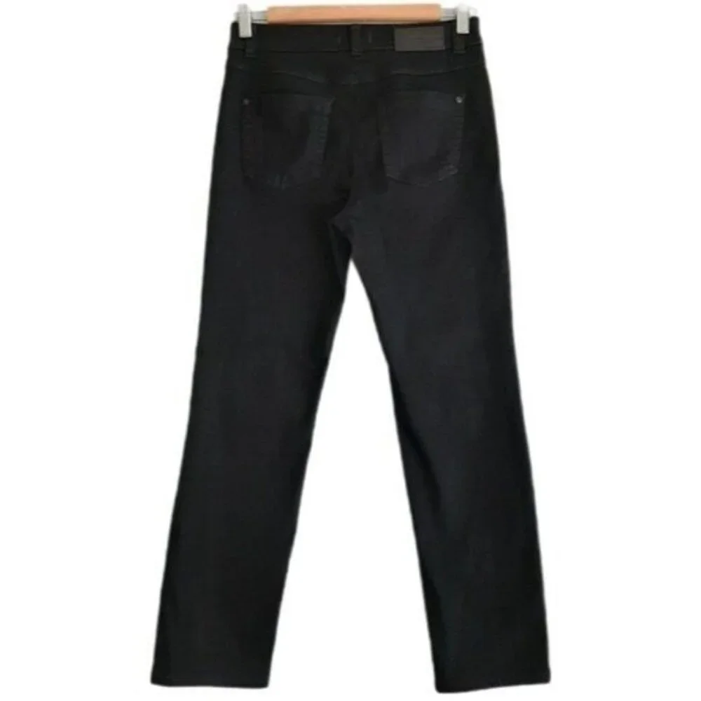 GERRY WEBER Roxy Perfect Fit Black Stretch Crop Jeans Sz 26 - Picture 5 of 10